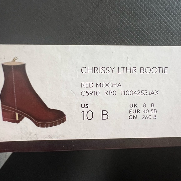 Woman Coach Ankle Leather Boots - Picture 6 of 10